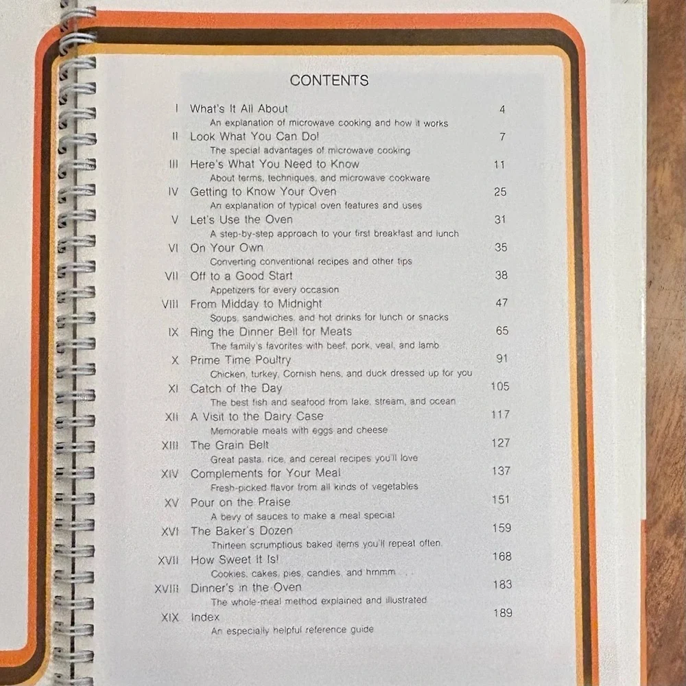 Vintage 1981 Kenmore Microwave Cooking Spiral Recipes Tips Charts Cookbook Sears